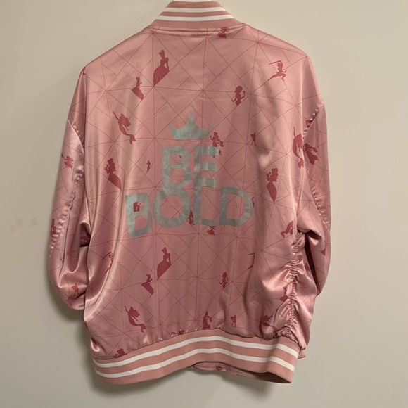 Pink Disney princess bomber jacket US M to L - Picture 2 of 3